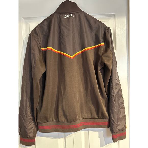 Vintage Quicksilver Brown Sunset Striped Jacket - Picture 3 of 5